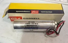 Kr-608c Cornell Dubilier Kr-608 Nos Capacitors Cornell-dubiller Capacitor