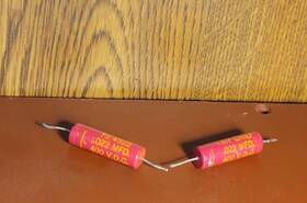 Cornell Dubilier Pj-4s22 Tiny Chief .022 Uf 400v Guitar Tone Cap Pair Test .032 Vtg