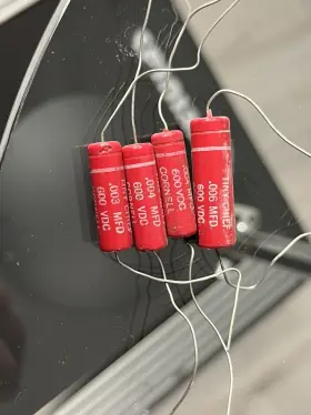 Pj-6s4 Cornell Dubilier 4 Tiny Chief Guitar Capacitor Lot