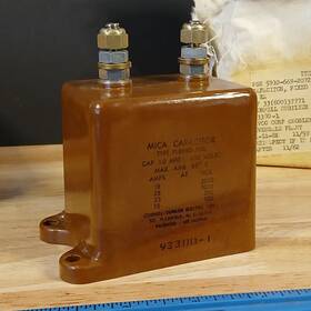 Cornell Dubilier Pl898d-30bl 1956 Mica Capacitor 93380-1 Nos 1.0mfd 600v