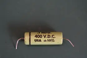 Pm-4p1 Cornell Dubilier Green .1 Uf 400 Vdc Audio Tone Amplifier Capacitor Tested