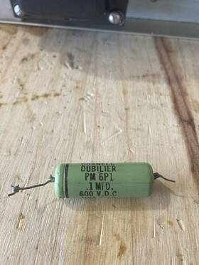 Cornell Dubilier Pm-6p1 Vintage Greenie .1 Uf 600v Guitar Amp Capacitor Guaranteed