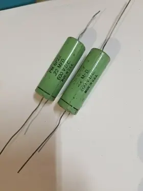 Pm-6p22 Cornell Dubilier 2 Nos Unused Vintage .22 Mfd 600vdc Capacitor