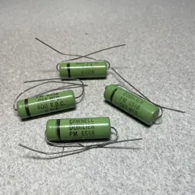 Pm-6s68 Cornell Dubilier 4 Nos Pm6s68 Capacitor .068 Mfd 600 V.d.c Vintage