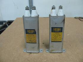 Cornell Dubilier Td-15020 Two Transmitter Capacitors Unused Untested