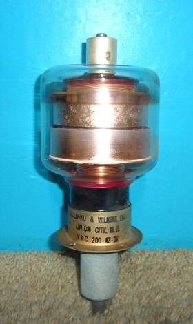 Dolinko & Wilkens 200-42-30 And Vacuum Variable Capacitor 42-200pf 30kv