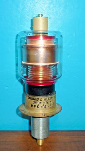 Dolinko & Wilkens 400-42-15 And Vacuum Variable Capacitor 42-400pf 15kv