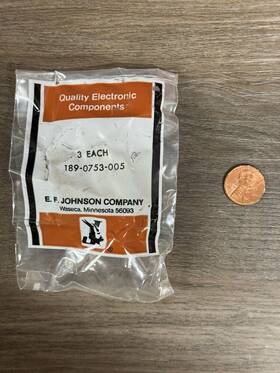Ef Johnson 189-753-5 3x Nos Capacitors 1.4-9.2pf