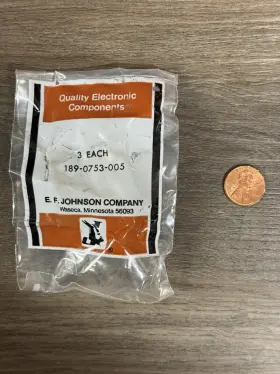 1.4-9.2pf Ef Johnson 189-753-5 3x Nos Capacitors