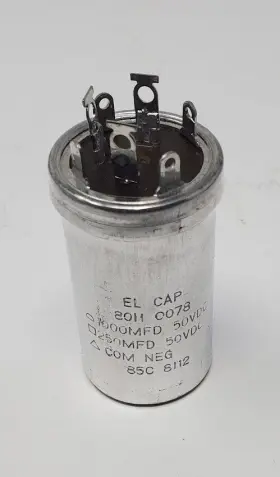 8011-0078 Electrocraft El Cap - 8011 0078 Dual Section 1000uf And 250uf 50 Vdc Type Fp
