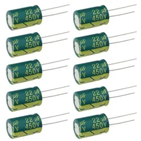 Capacitor-450v-22uf-10 Fmhxg 22uf 450v Capacitor 10pcs 14x21 /-20% -40 To 105 Degree