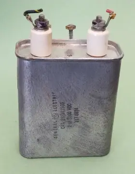 23f1115g3 Ge 2 Fd 3000 Vdc Hermetically Sealed Oil Capacitor With Mounting Hardware