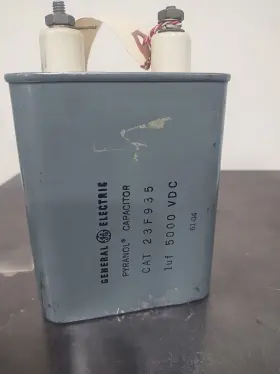 23f31 Ge Vintage General Electric Pyranoll 1uf 5000 Vdc