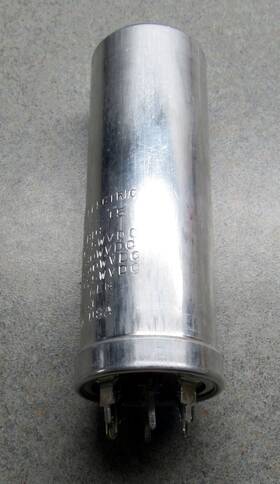 Ge 7bb140108-15 Vintage Nos Electrolytic Capacitor 250/100/80/100 Uf 175/330/300/175 V