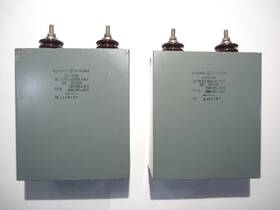 General Electric 14f1316 7.5uf 7500v Dc Filter Capacitor Pair For Tube Amp P/s