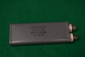 General Electric 22f172 Ge 2.0 Uf 1000 Vdc Oil Can Filter Nos Non-polarized Capacitor Tested