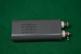 23f1080 General Electric G2 Ge 1.0 Uf 1500 Vdc 660 Vac Oil Can Filter Nos Non-polarized Capacitor Tested