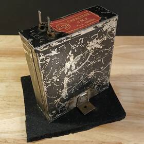General Electric 2593235 1930s Vintage Rca 4 Mf Dl Capacitor