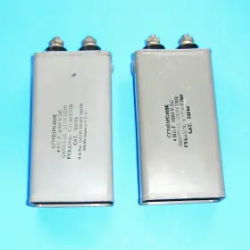 Cp70e1fg405k General Electric 22f44 Two 2 Used Mil-spec 4uf 1000v Pio Ge Capacitors Tight Match Plus Mtg Straps