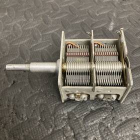 General Instrument Corp. A-140 Air Variable Capacitor 15-370pf Each Section X2