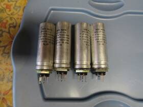 General Instrument M62-o7-123 4- Nos Electrolytic Can Capacitor 47 Mfd Uf 400vdc M62/07-123