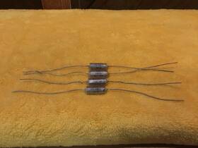 General Instruments Xfs-1806-5 Gudeman Pio Metal Capacitors 4 .002 Mfd 1000v Genuine Nos Vintage