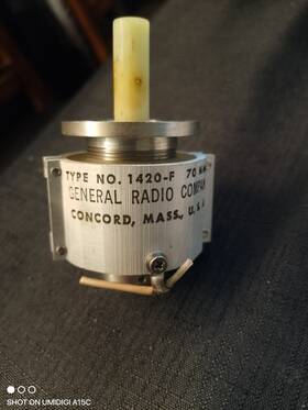 General Radio Company 1420-3 Rare Vintage Type 1420-f Air Variable Capacitor 70mmf