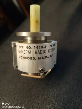 1420-f General Radio Company 1420-3 Rare Vintage Type Air Variable Capacitor 70mmf