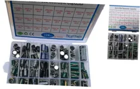 Gernal 9011727635361 124pcs Electrolytic Capacitor Assortment Box Kit - 22uf-4700uf 6.3v-450v