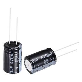 Gryfton 632702042691 470uf 63v Capacitor Aluminum Electrolytic Capacitors 105c High Temp 18pcs
