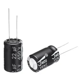 Gryfton 679134303853 22uf 450v 13x21mm Electrolytic Capacitor Radial Leads Aluminum Capacitors 10pcs