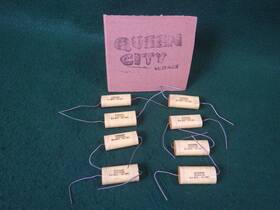 Gudeman 363w505k Lot Of 8 Nos Vintage Capacitors 5 Mfd 60vdc