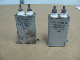 Gudeman 7619 Two Company Oil Condenser 0.5 Mfd 1500 Vdc
