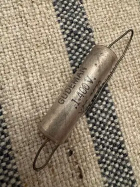 Xfs-2670 Gudeman Lot Of 16 Vintage .1 Uf 400v Pio Capacitor Vitamin Q Tone Cap