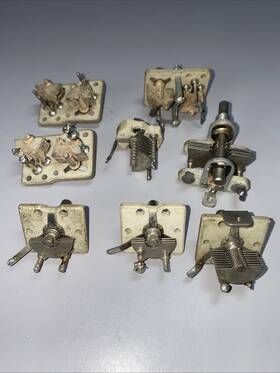 Hammarlund 11735-95 8 Vtg Air Variable Capacitors Sd2838 Lc1679 Hs140 Mc35s