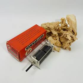 Hammarlund Hfbd-100-c Nos Vintage Air Variable Capacitor - Dual Sections
