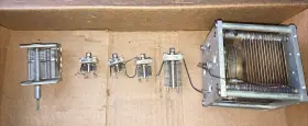 Chc-482435 Hammarlund Mapc-25 6 Variable Capacitors - 2 50 1 And Larger