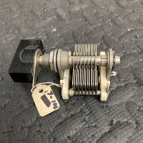 Hammarlund Mc-100-s Air Variable Capacitor With Pointer Knob 7-100pf