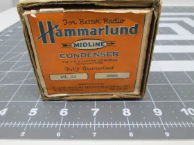 Ml-23 Hammarlund .0005 Original 1929 Nos Shortwave Midline Condenser