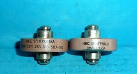 Hec Sphtp151jk 2 Ceramic Doorknob Disc Capacitors 150pf 2kv 2000v Free Shipping