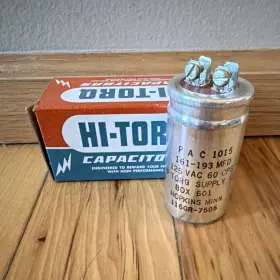 Pac-1015 Hi-torq Pac 1015 Vintage Capacitor 161-193 Mfd 125 Vac 60 Cps