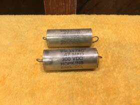 Hopkins 91k4224c Vintage Pio Capacitors .47 F 300v Tested Close Match Uk Audio Tube Amp