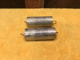 91k4224c Hopkins Vintage Pio Capacitors .47 F 300v Tested Close Match Uk Audio Tube Amp