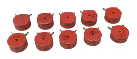 40mhy Hycor Em-3p/40mhy Vintage Capacitor Lot Of 10