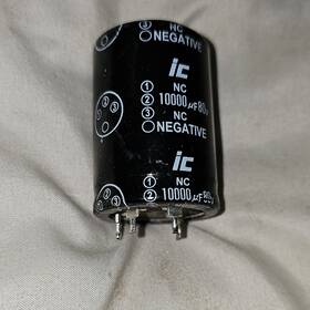 Ic Lbam-14 Lbam 14 Nc 10000 F 80v Electrolytic Capacitor Vintage High Voltage Component