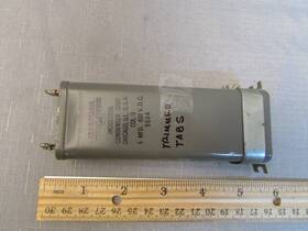 Industrial Condenser Corp 9684 Vintage Capacitor 5 Mfd 600 Vdc 5uf Trimmed Tabs