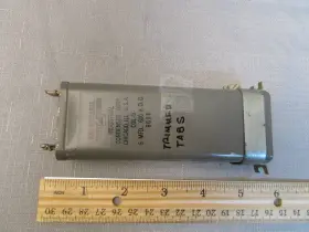 9684 Industrial Condenser Corp Vintage Capacitor 5 Mfd 600 Vdc 5uf Trimmed Tabs