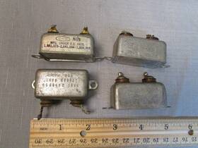 Industrial Condenser Corp Col-3 Col-26 K54j140-1 4 High Voltage Oil Filled Capacitors 0.1 / 0.25 0.5uf 600vdc