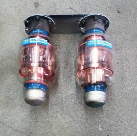 Jennings 30kv Vacuum Capacitors - Pair 30 000 Volts Used Collectors Item