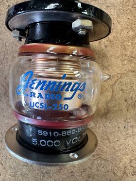 Jennings 4-250 Ucsl-250 Vacuum Variable Capacitor - Nos